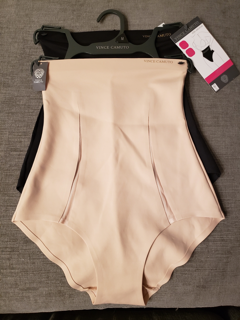 Vince Camuto Beige High-Waist Shaping Brief